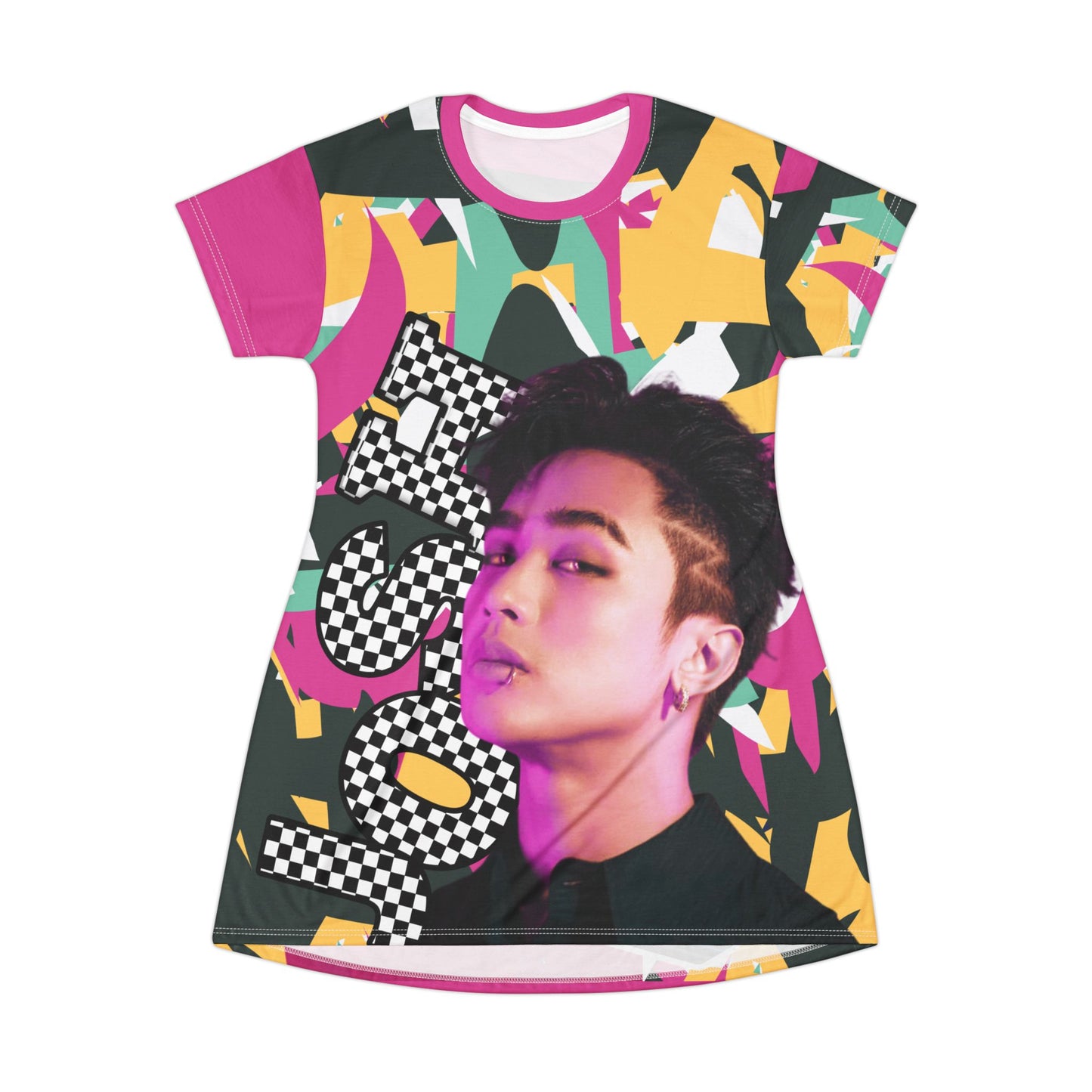 P-pop Sb19 Josh T Shirt Dress, Pinoy T-Shirt Short Dress Casual Summer Outfits Filipino Gift For Fangirl