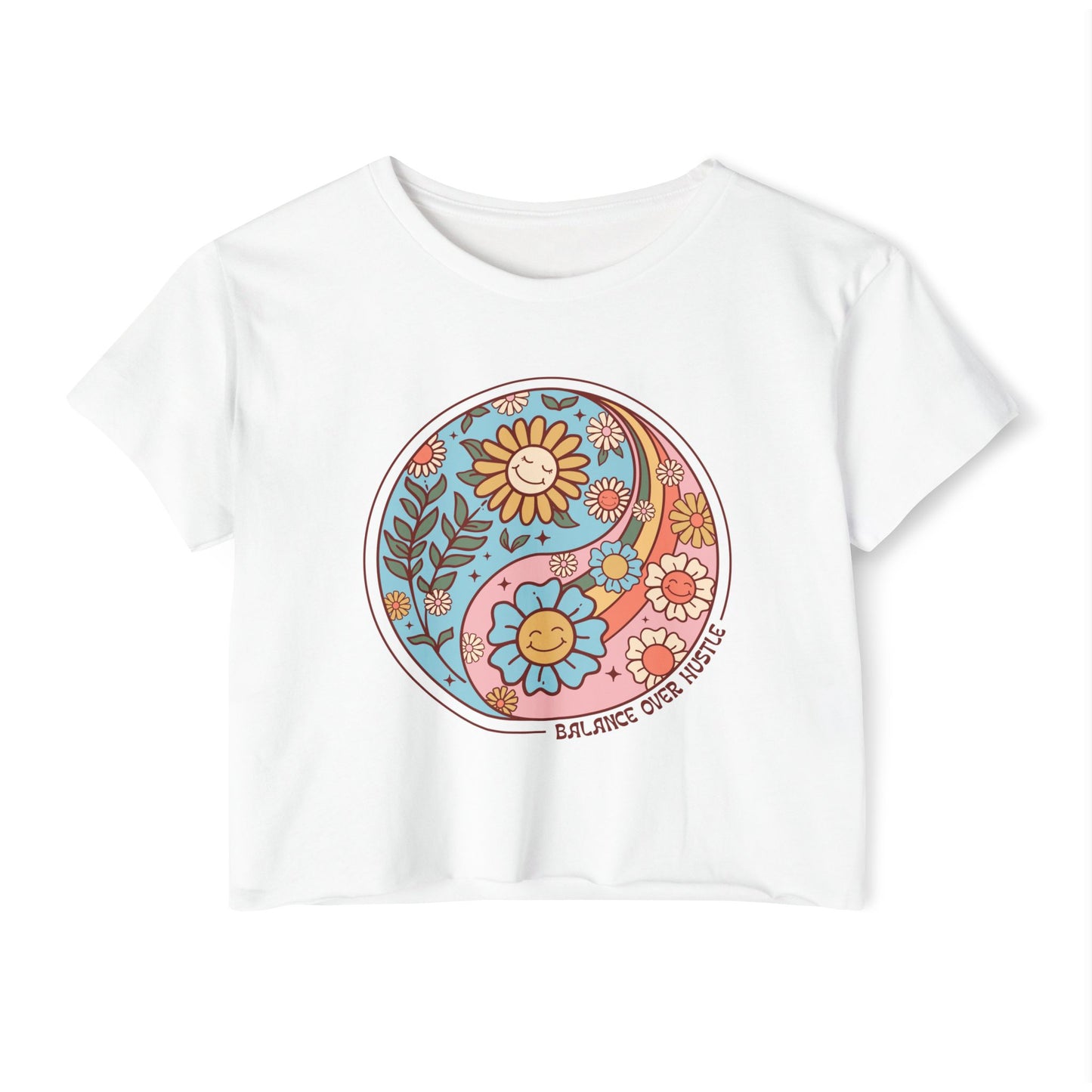 Boho Crop Top For Women, RetroGifts For Her, Cowgirl T-Shirt Croptop Rodeo TShirt Merch