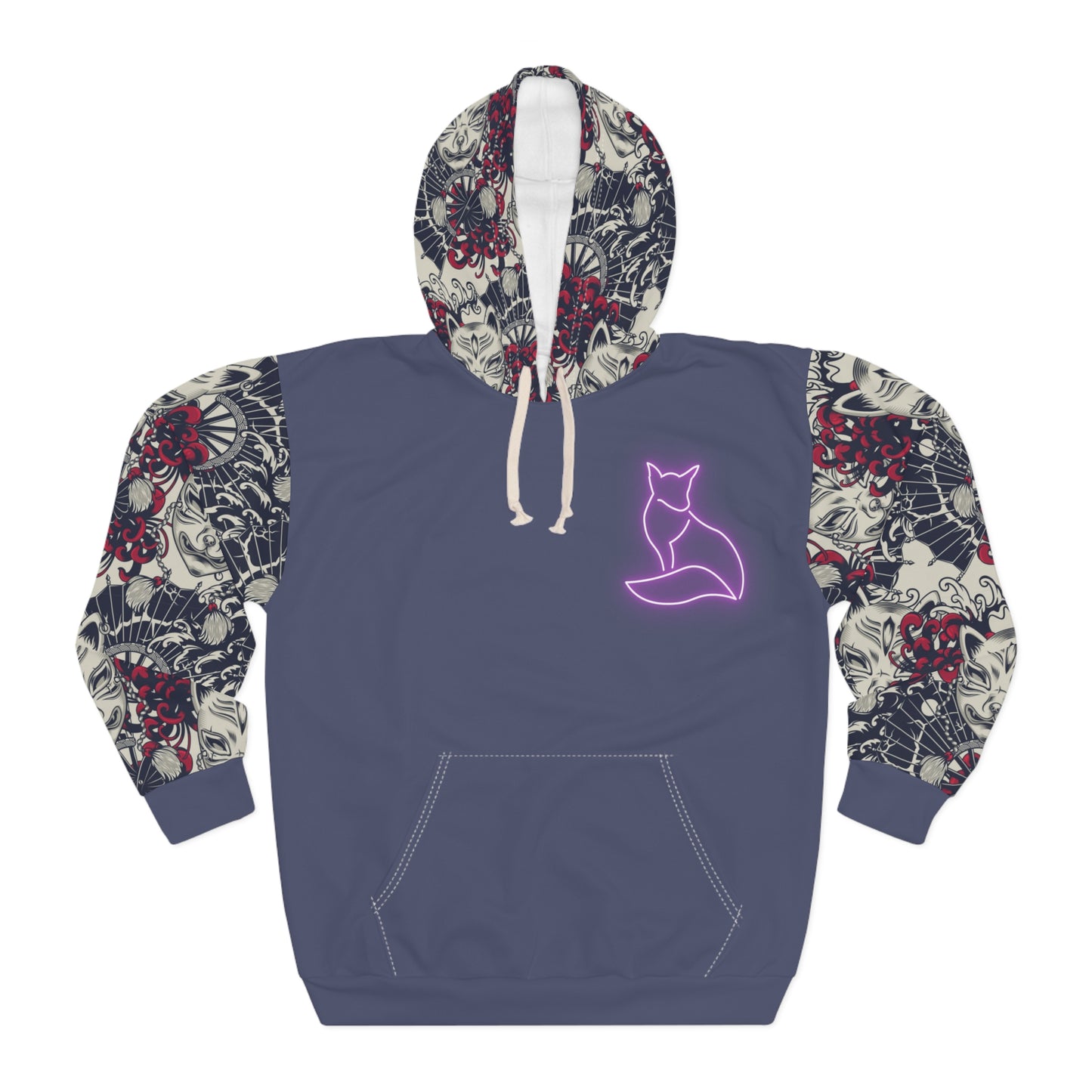 Copy of Japanese Hoodie, Unisex Pullover Hoodie, Japan Art All Over Print Hoodie, Aesthetic Gift For Her,Anime Hooded Sweatshirt Gift For Ga