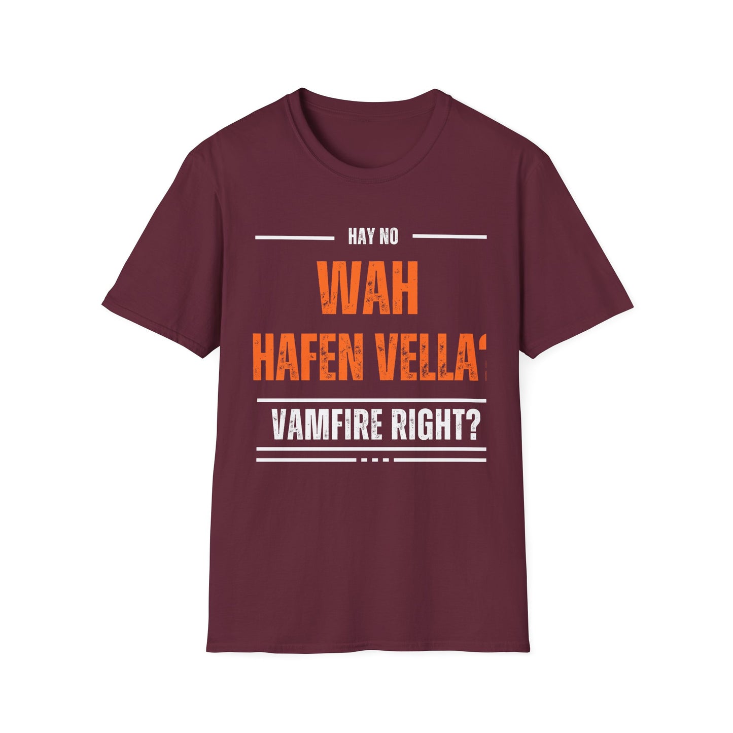 Trendy Casual Summer Vacation Travel T-Shirt, Filipino Gift For Teens, Pinoy Tshirt Design, Wah Hafen Vella