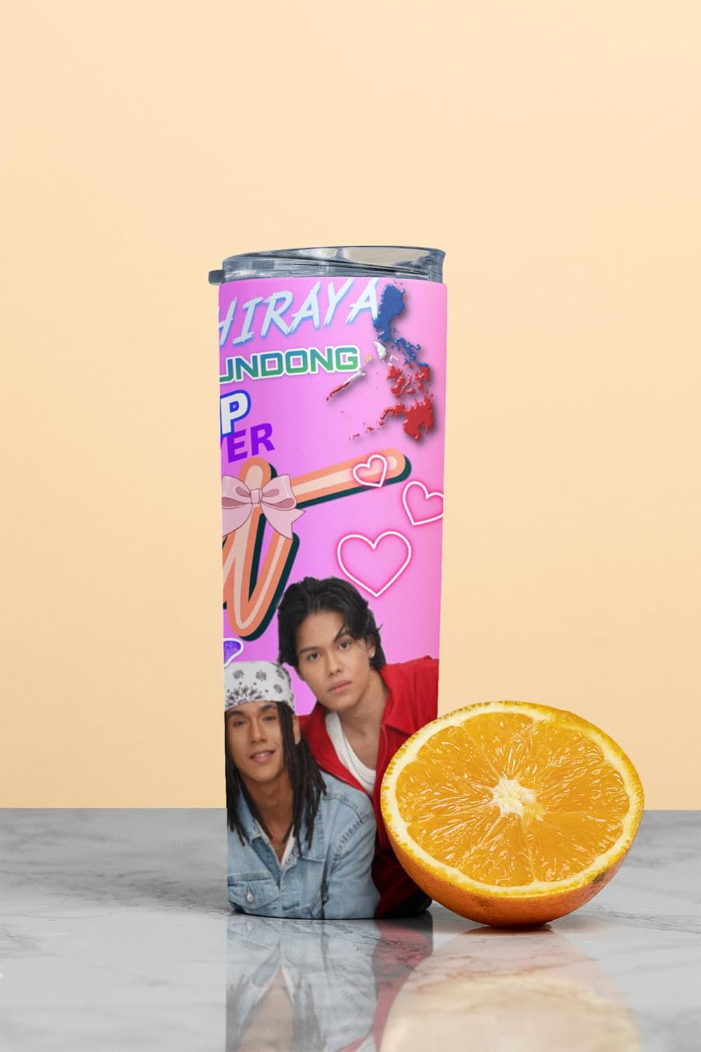 P-Pop Alamat Tumbler 20 oz featuring vibrant design, perfect for Filipino teens and fans of Pinoy pop music.