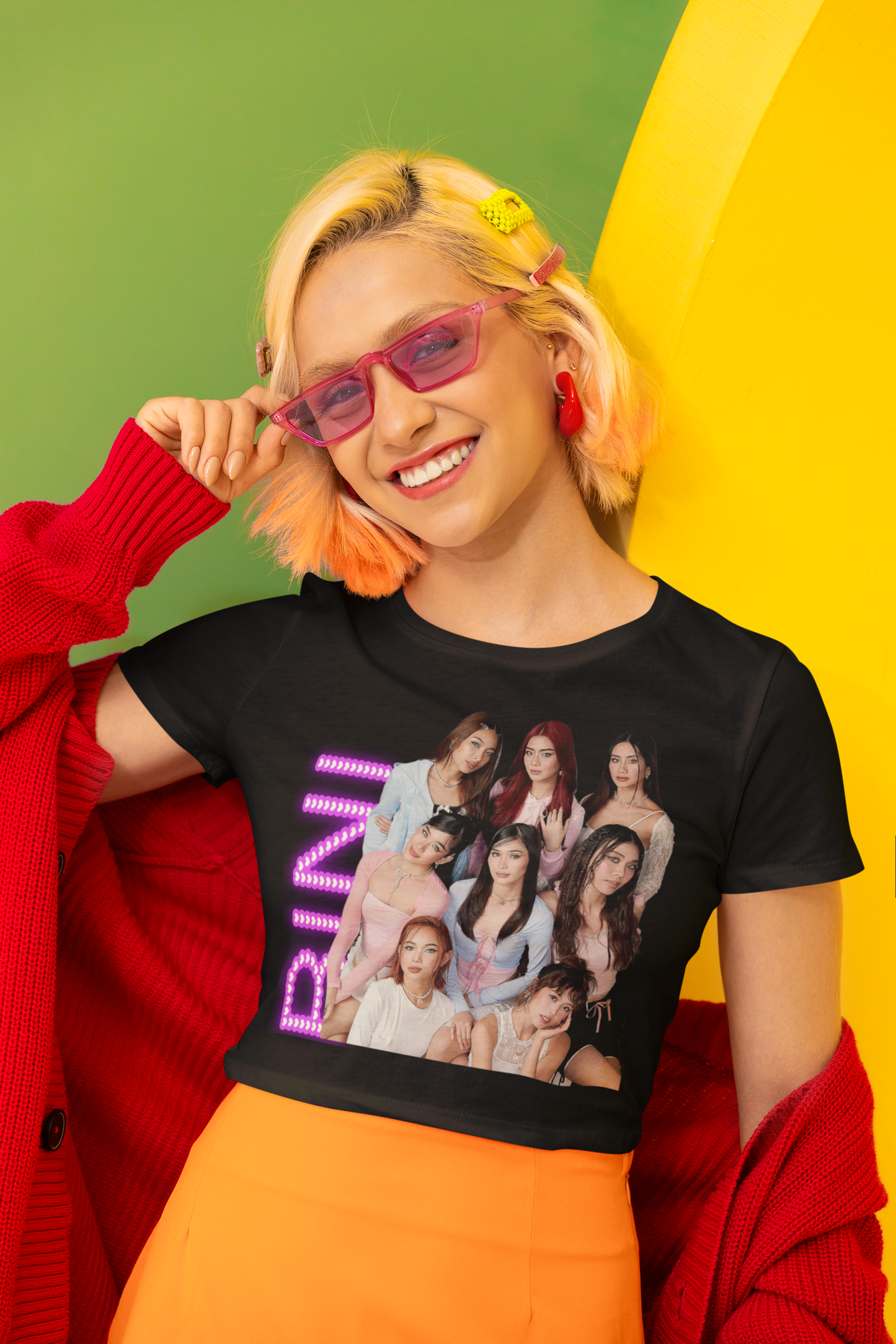 P-Pop Bini Crop Top, Filipino Gifts For Teens, Pinoy Pop Concert T-Shirt Croptop TShirt Merch Ppop Biniverse