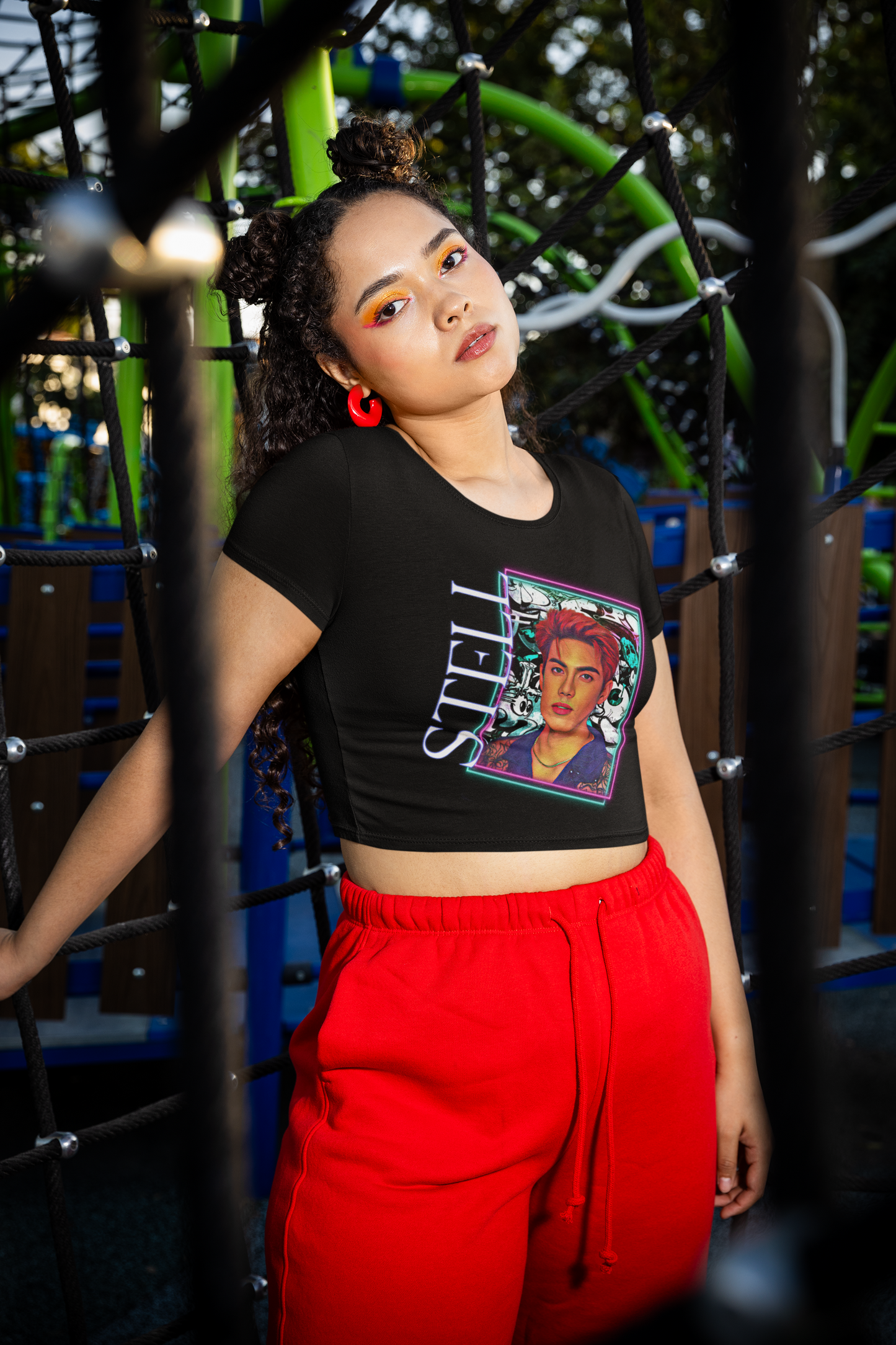 P-Pop SB19 Stell Bias Crop Top, Filipino Gifts For Sisters, Pinoy Pop Concert T-Shirt Croptop TShirt Merch Ppop Rise