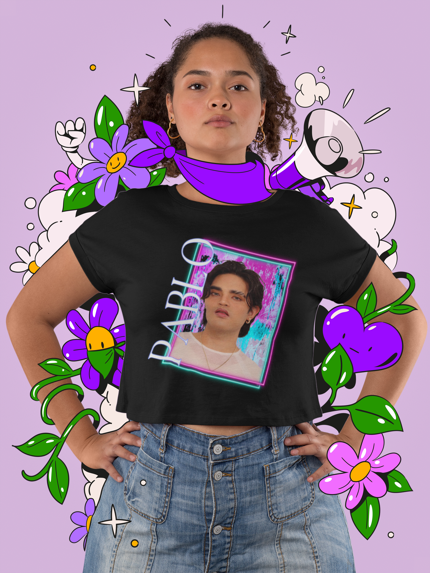 P-Pop SB19 Pablo Bias Crop Top, Filipino Gift For Teens, Pinoy Pop Concert T-Shirt Croptop TShirt Merch Ppop Rise
