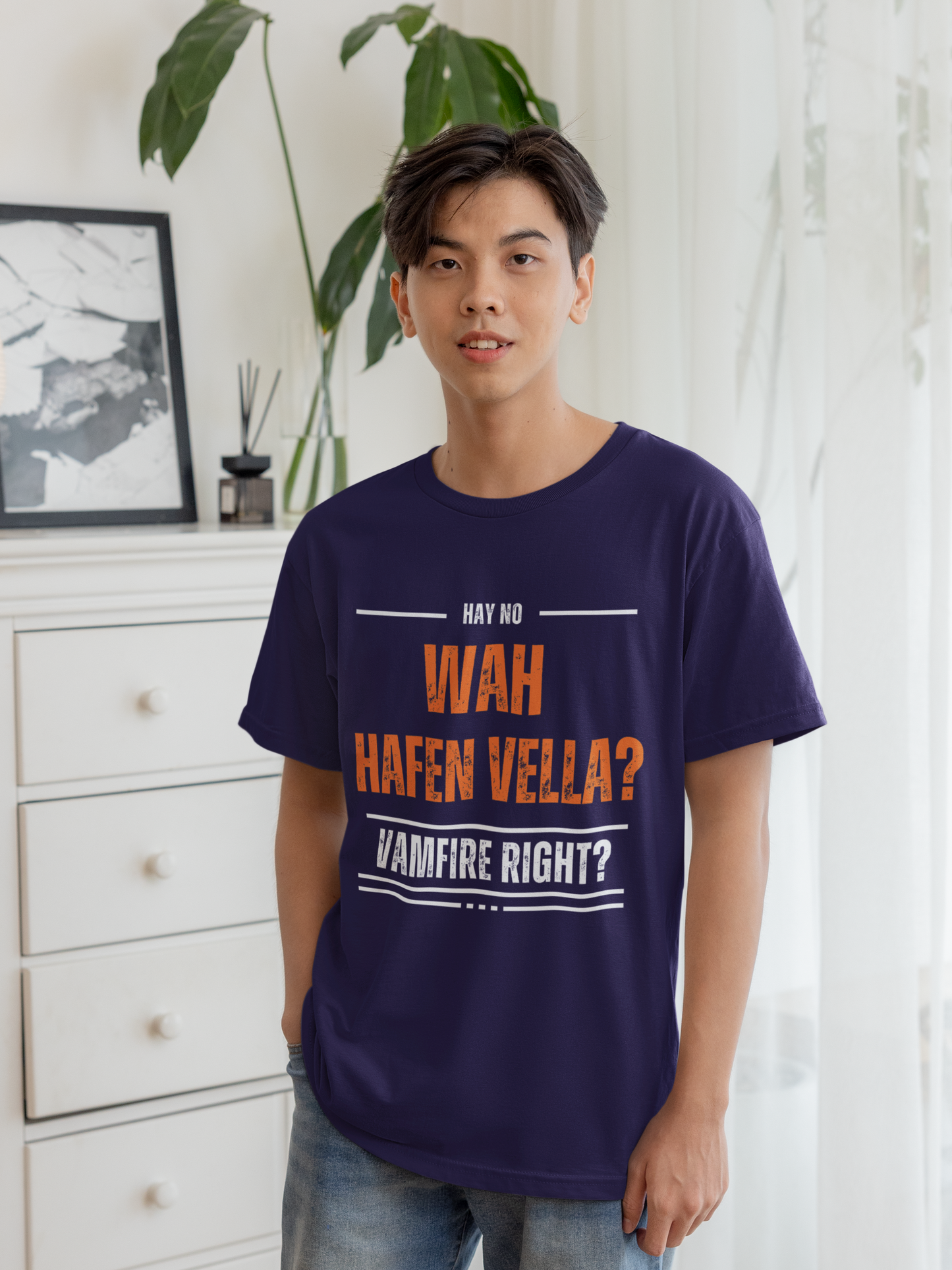 Trendy Casual Summer Vacation Travel T-Shirt, Filipino Gift For Teens, Pinoy Tshirt Design, Wah Hafen Vella