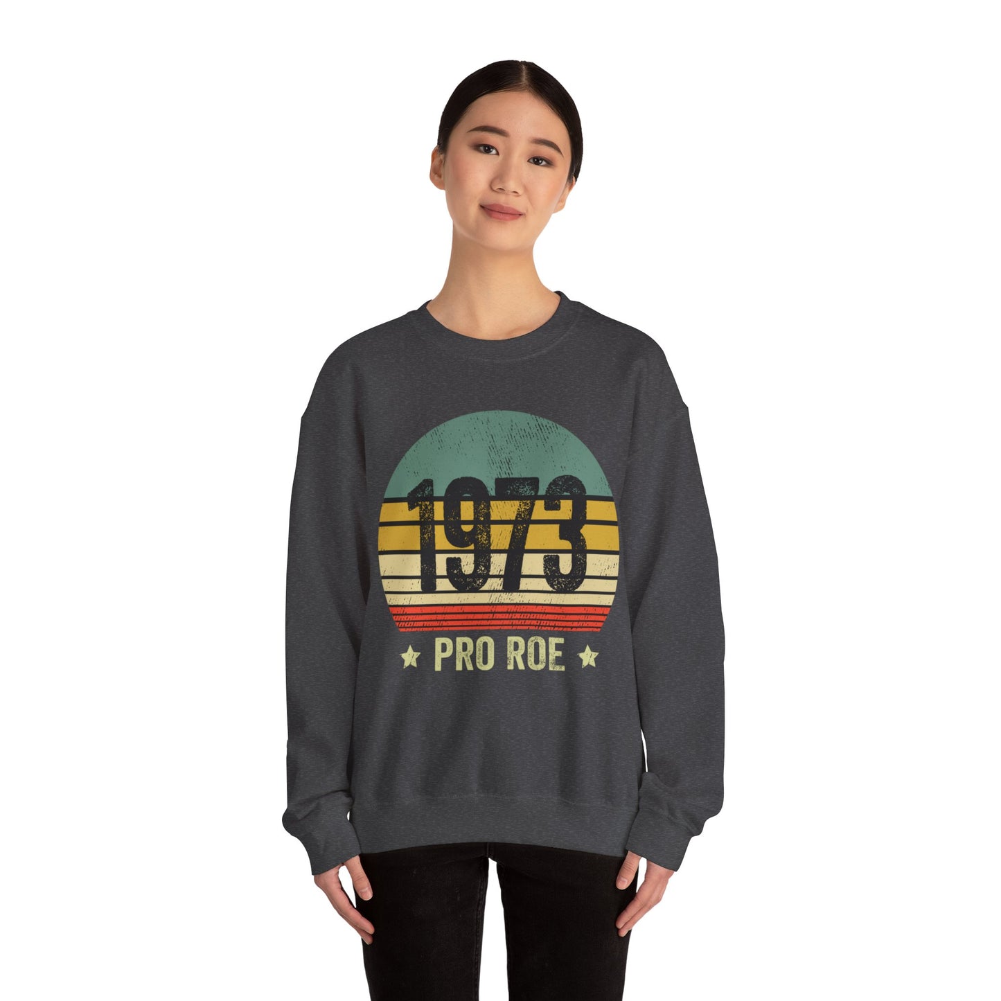 1973 Sweatshirt Retro Graphic Pullover Sweater | Feminist Gifts For Mom | Feminism Protest Outfit Pro Roe