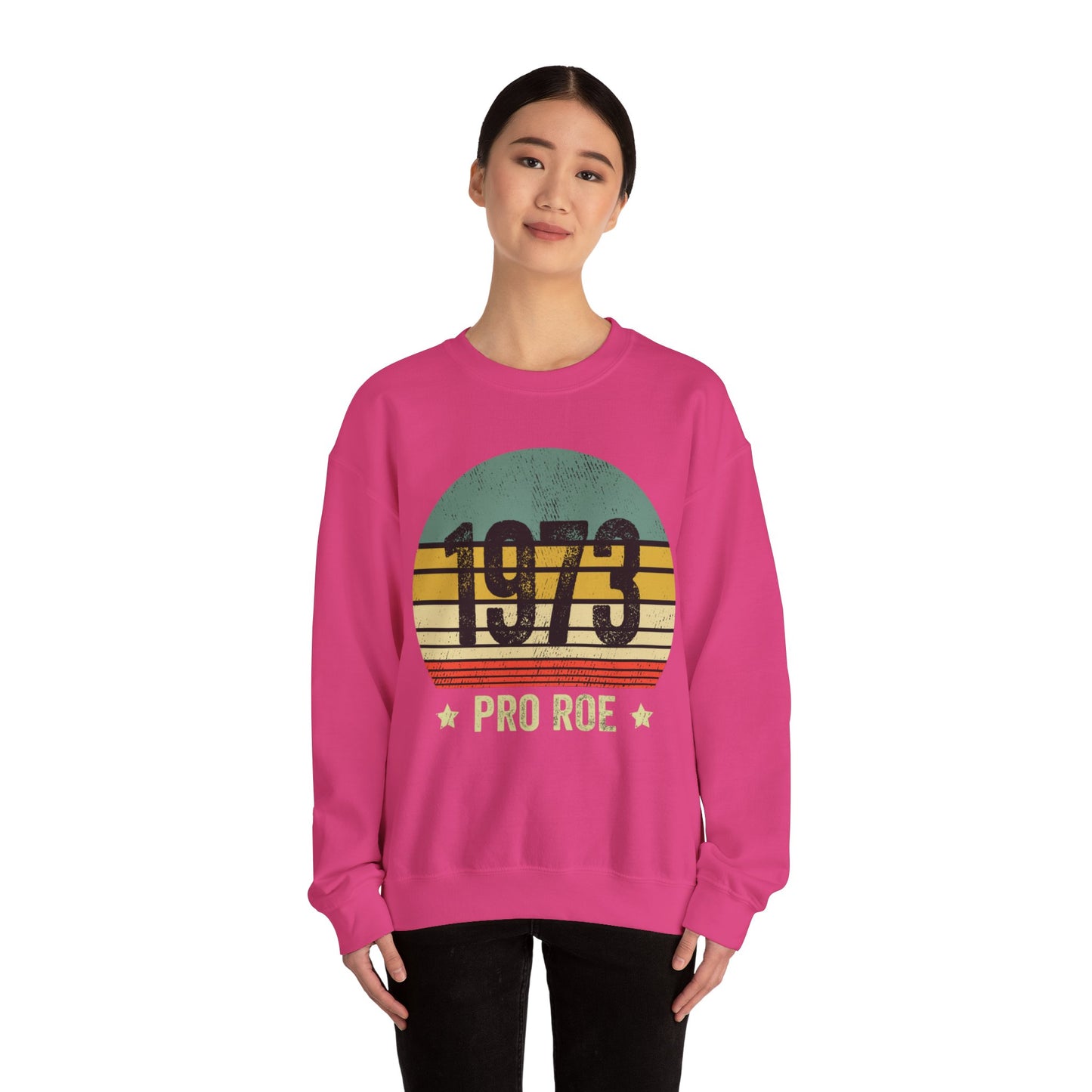 1973 Sweatshirt Retro Graphic Pullover Sweater | Feminist Gifts For Mom | Feminism Protest Outfit Pro Roe