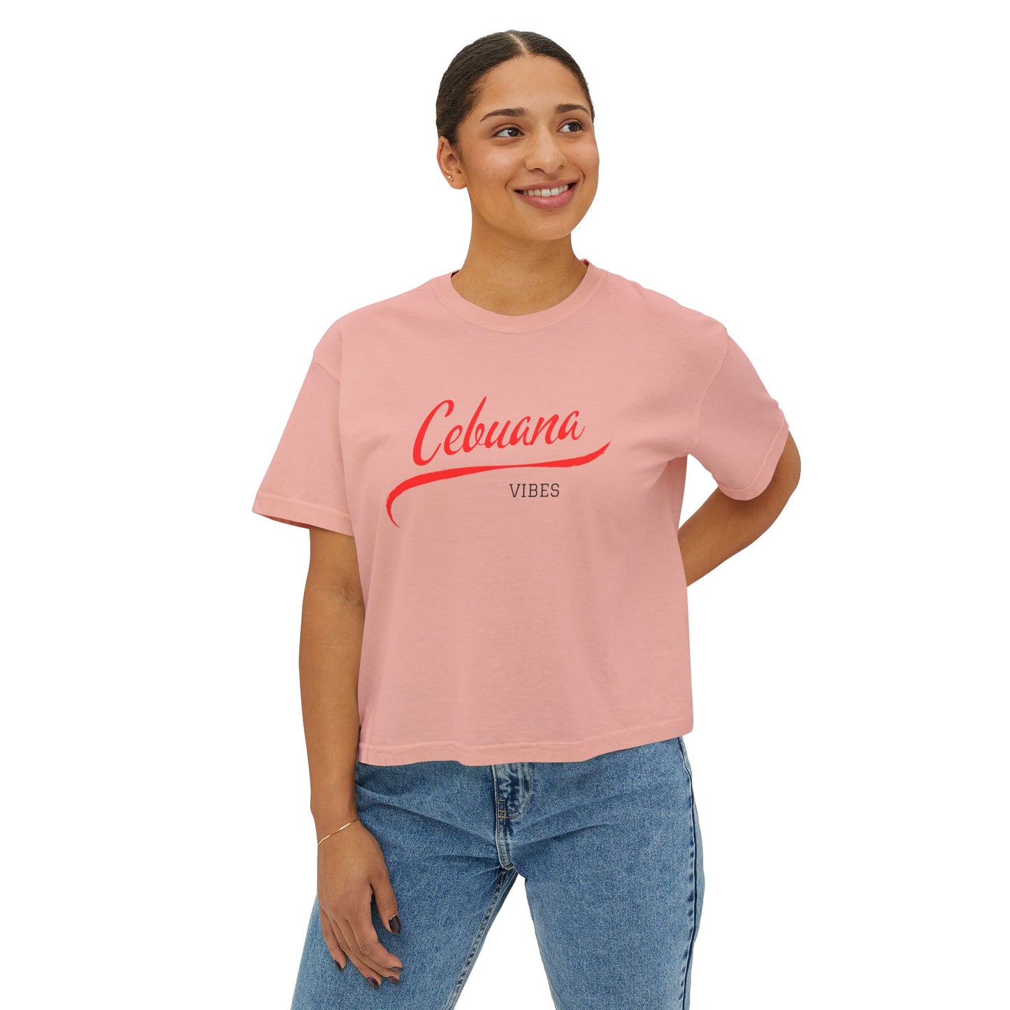 Philippines Graphic Tee, Boxy Croptop, Pinoy Shirt, Casual Crop Top, Filipino Gift for Her,, Comfort Colors Tshirt, Cebuana