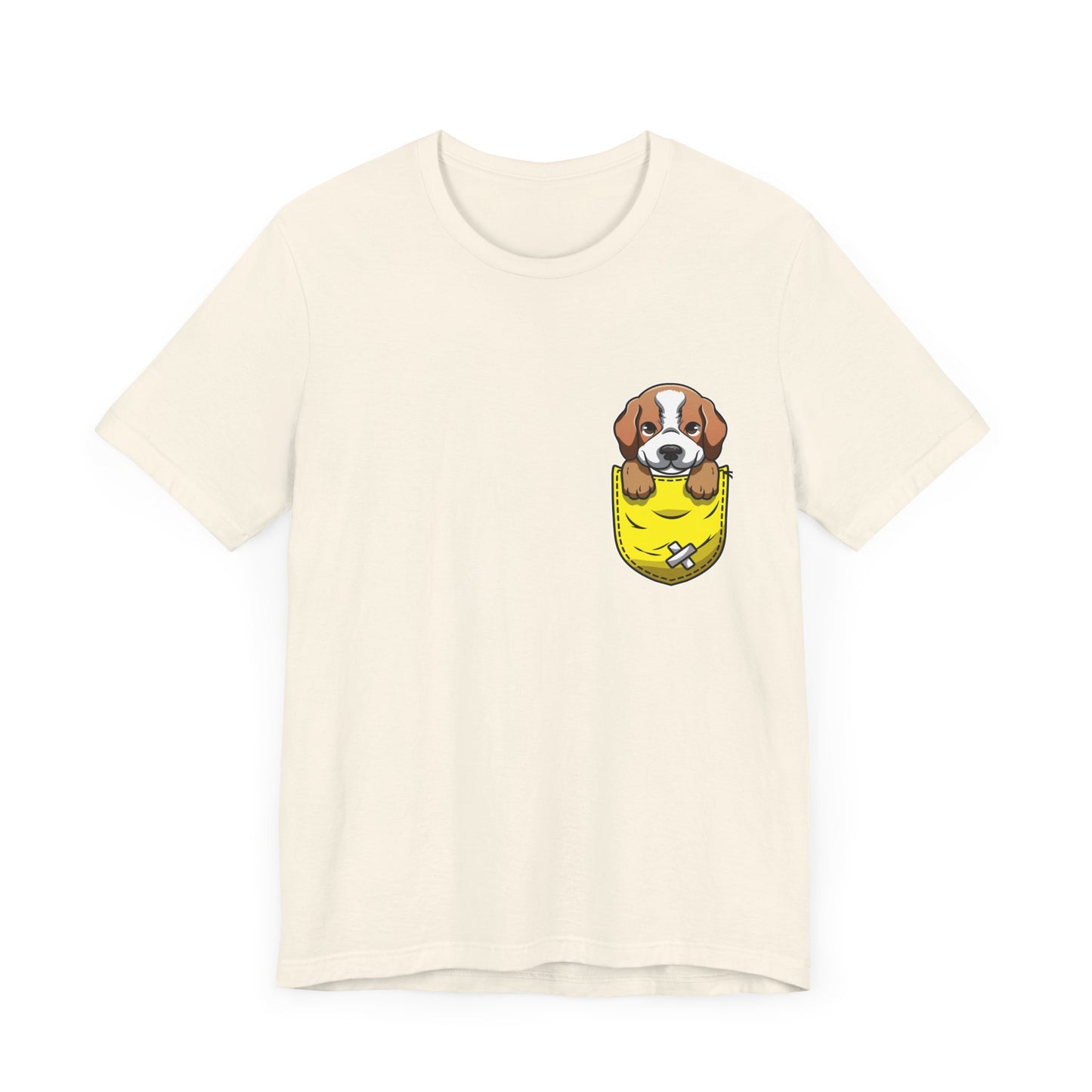 Beagle T-Shirt, Dog Graphic Tee for Teens, Unisex Tshirt Aesthetic Gifts For Her, Cute Shirt,Dog Pocket Shirt, Gift For Dog Lovers & Dog Mom