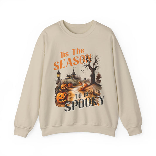 Fall Sweatshirt Halloween Graphic Pullover Sweater | Autumn Gifts For Mom Pumpkin Gift For Farm Lovers | Spooky Season