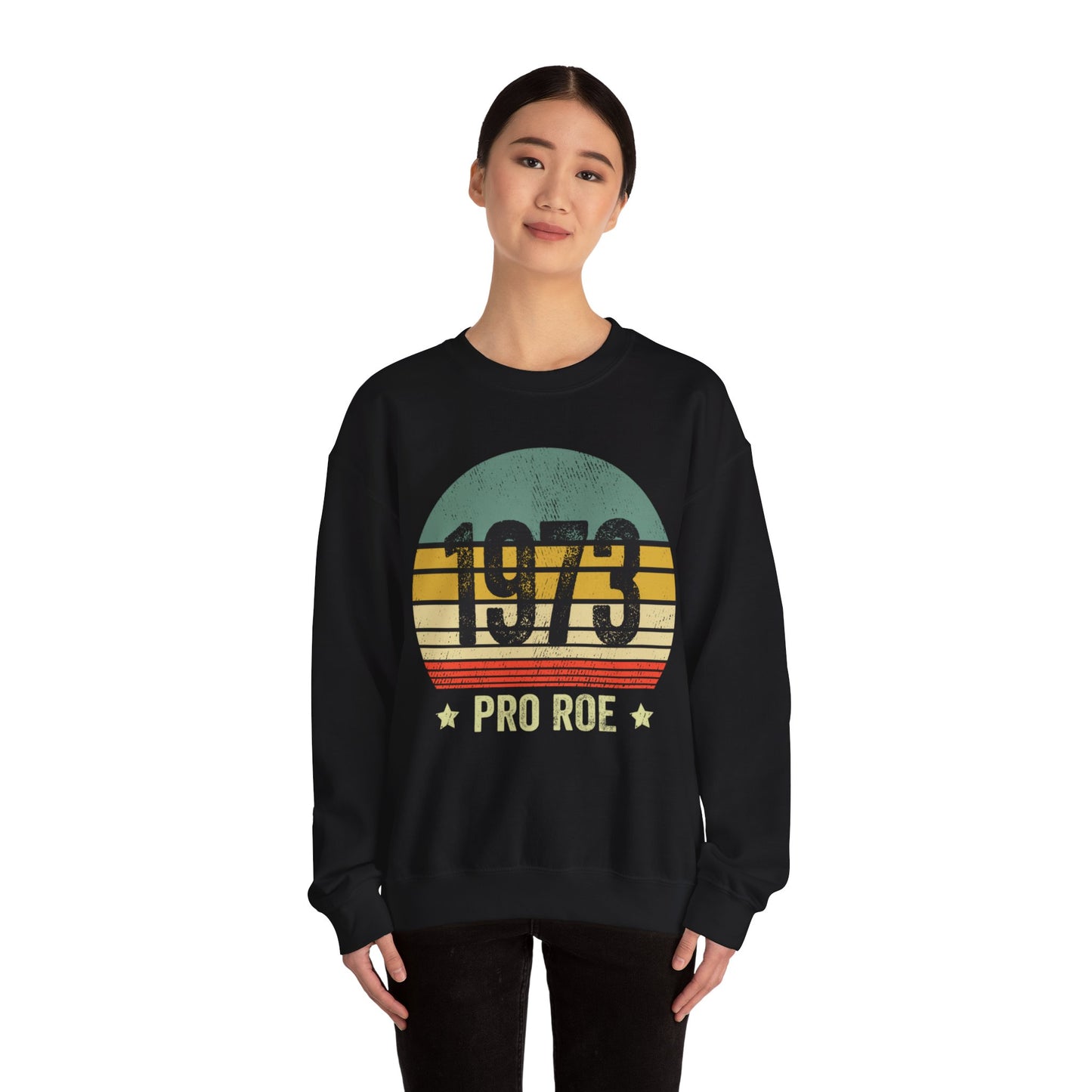 1973 Sweatshirt Retro Graphic Pullover Sweater | Feminist Gifts For Mom | Feminism Protest Outfit Pro Roe