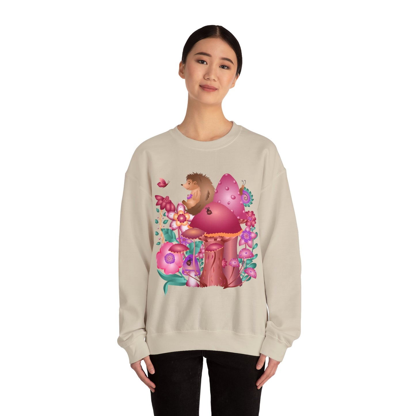 Eagle Sweatshirt Skull Graphic Pullover Sweater | Goth Gifts For Teens Halloween Outfit | Fear The Reaper