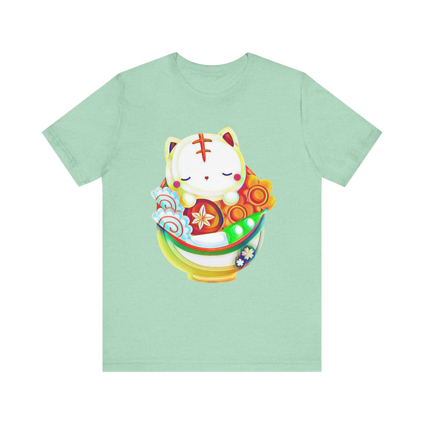 Japanese T-Shirt, Ramen Graphic Tee for Teens, Unisex Tshirt Aesthetic Gifts For Him, Japan Art Shirt Design