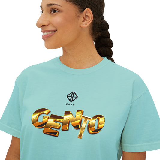 Sb19 Graphic Tee, Boxy Croptop, Pinoy Pop Shirt, Casual Crop Top, Filipino Gift for Her,, Comfort Colors Tshirt, Gento