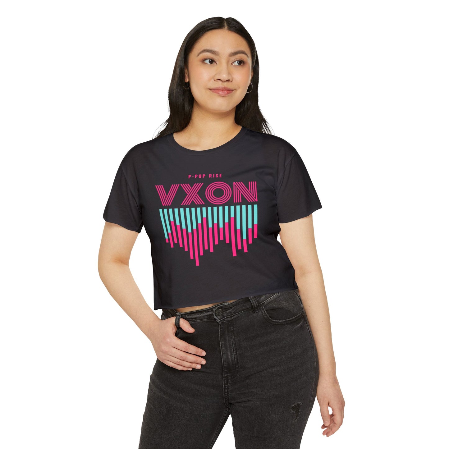 P-Pop Vxon Crop Top, Filipino Gifts For Sisters, Pinoy Pop Concert T-Shirt Croptop TShirt Merch Ppop Rise