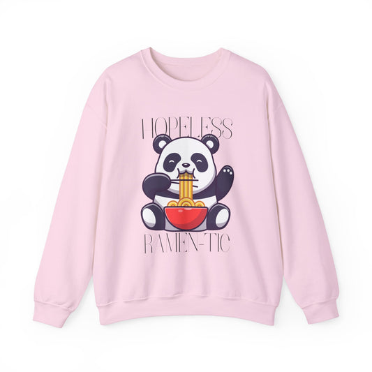 Ramen Sweatshirt Panda Pullover Sweater | Korean Gifts For K-Drama Fans | Hopeless Ramen-tic