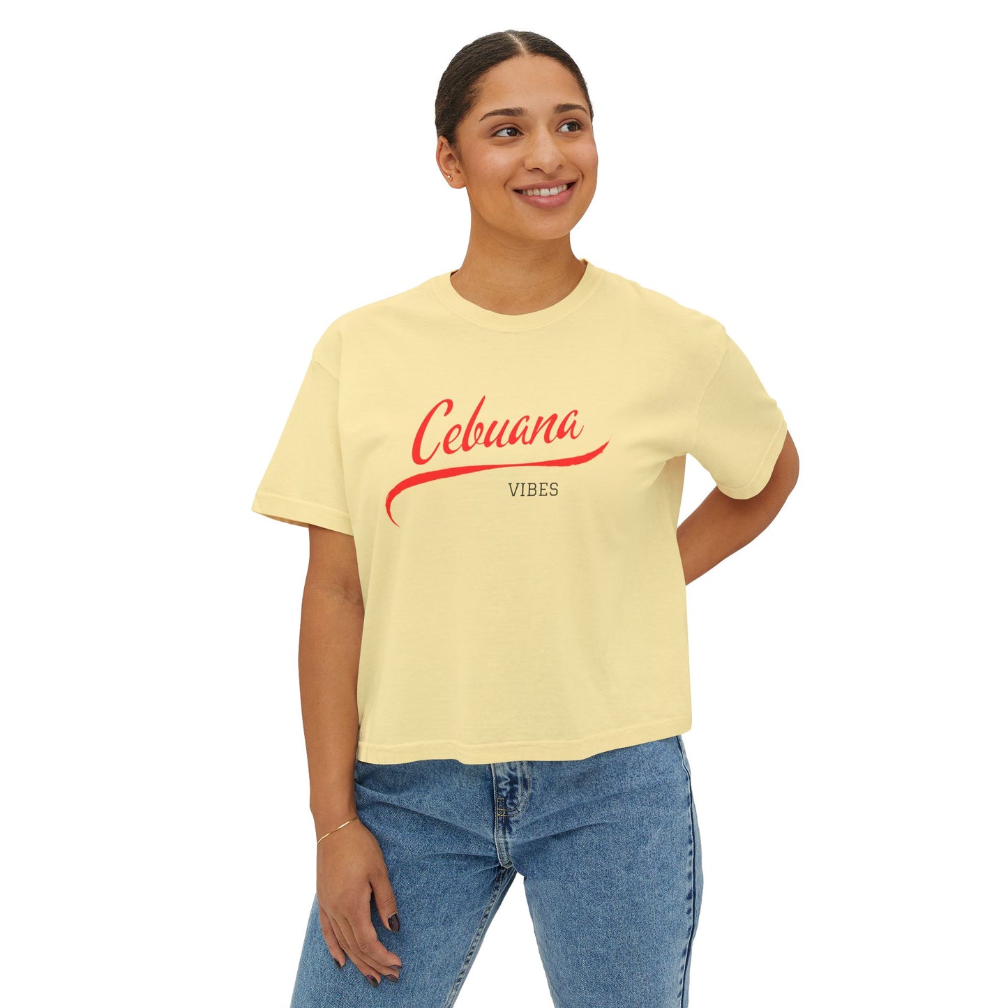 Philippines Graphic Tee, Boxy Croptop, Pinoy Shirt, Casual Crop Top, Filipino Gift for Her,, Comfort Colors Tshirt, Cebuana