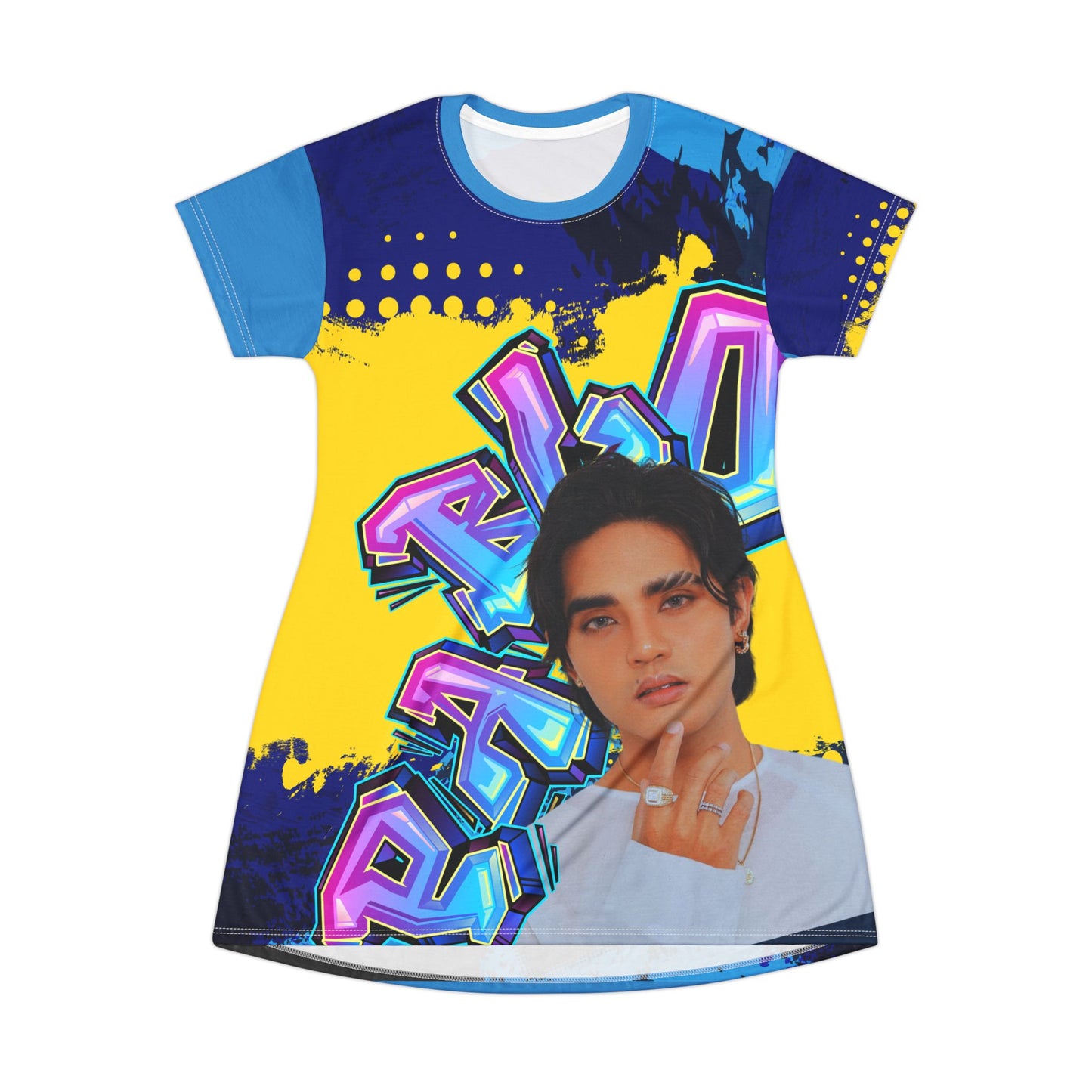 P-pop Sb19 Pablo T Shirt Dress, Pinoy T-Shirt Short Dress Casual Summer Outfits Filipino Gift For Fangirl