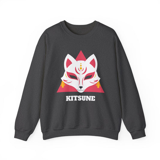 Kitsune Sweatshirt Anime Graphic Pullover Sweater | Japanese Gifts For Gamers
