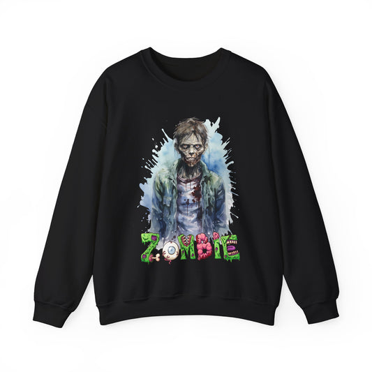 Zombie Sweatshirt Halloween Pullover Sweater | Scary Gifts For Teens Spooky Gift For Him | Day Of The Dead