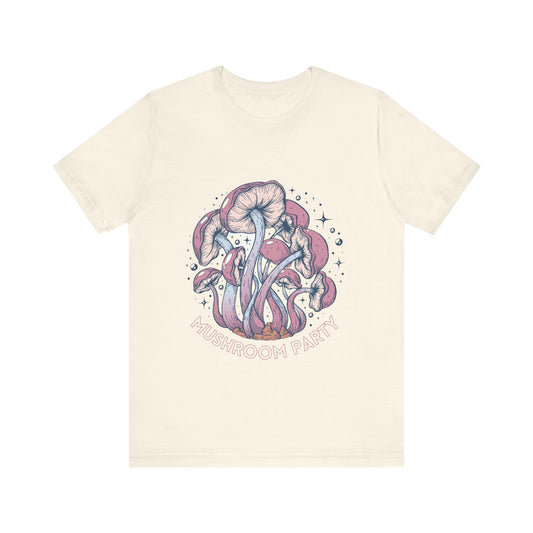 Vintage T-Shirt, Mushroom Graphic Tee for Teens, Unisex Tshirt Aesthetic Gifts For Her, Cottagecore Shirt Design
