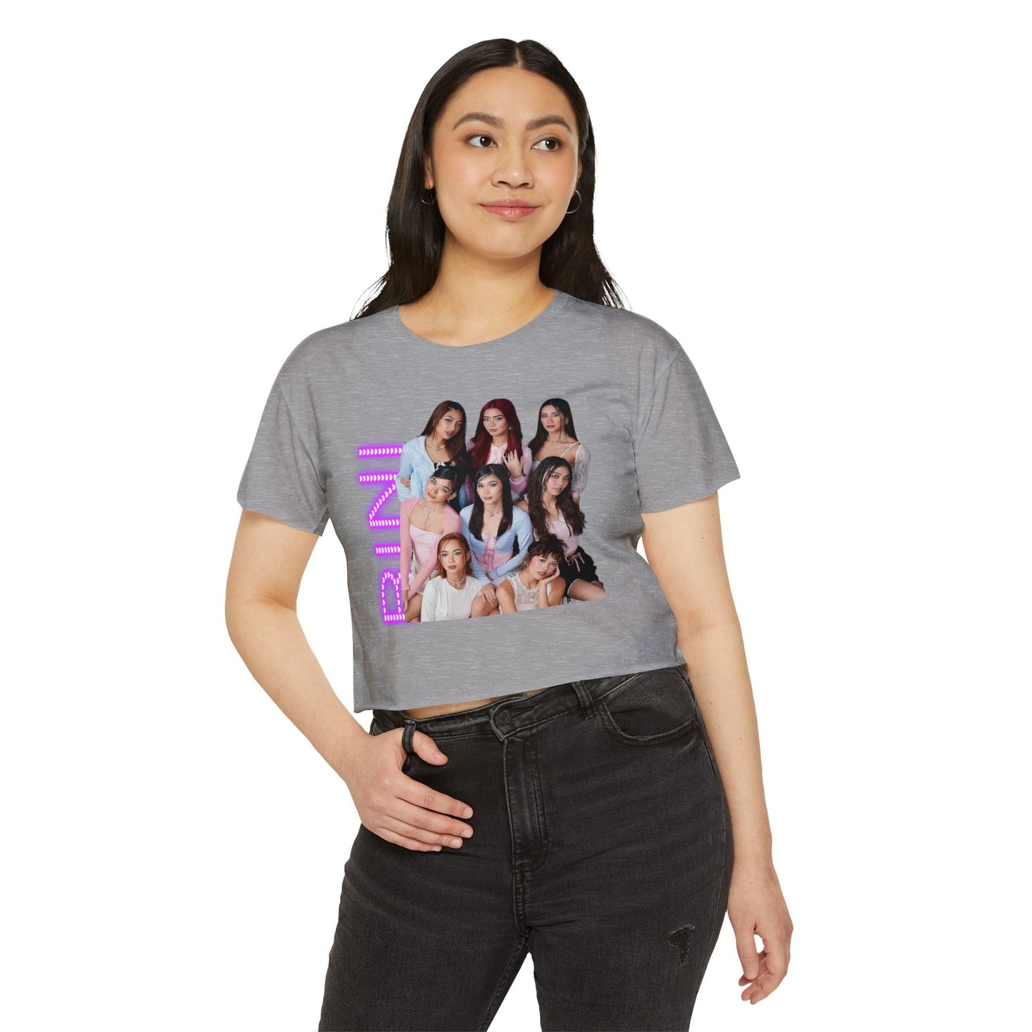 P-Pop Bini Crop Top, Filipino Gifts For Teens, Pinoy Pop Concert T-Shirt Croptop TShirt Merch Ppop Biniverse