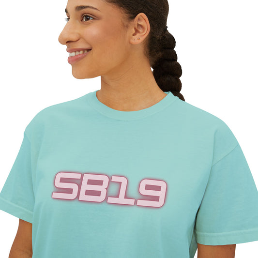 Sb19 Graphic Tee, Boxy Croptop, Pinoy PPop Shirt, Casual Crop Top, Filipino Gift for Her,, Comfort Colors Tshirt