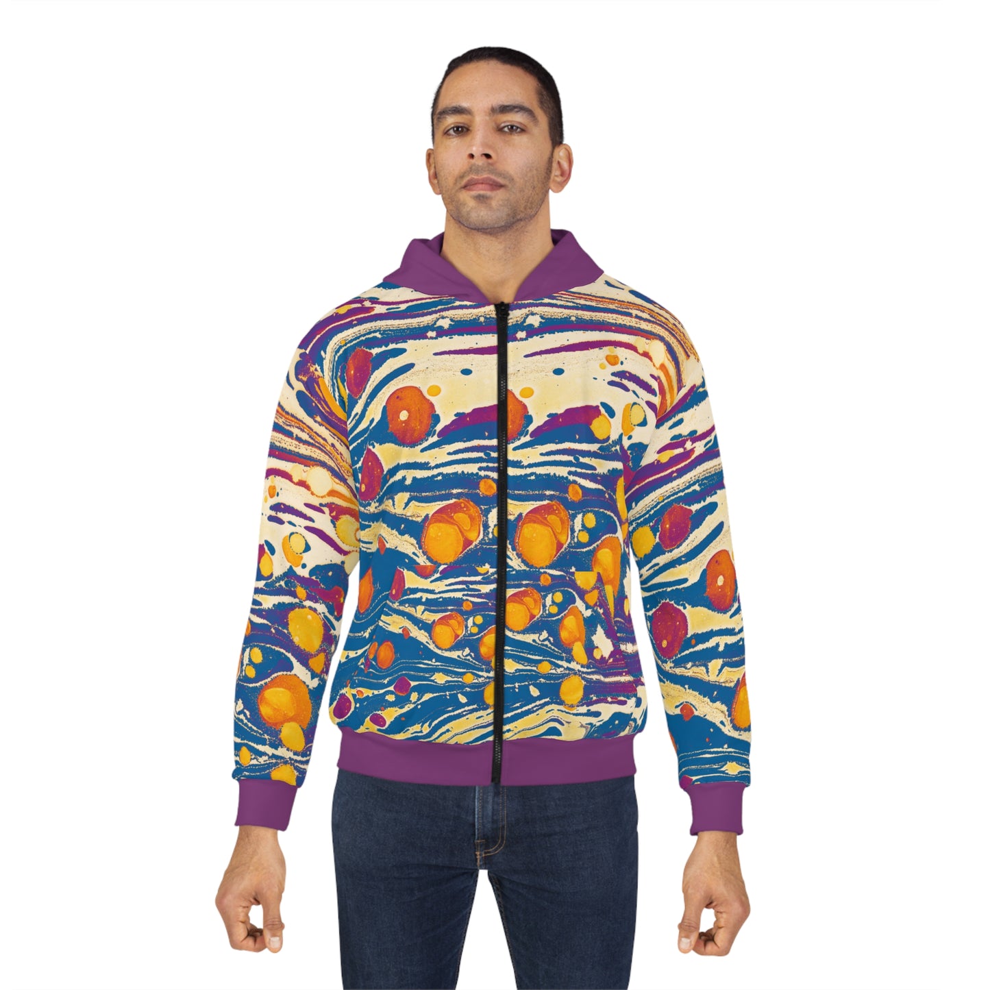 Copy of Soccer Hoodie,Football Hoodie,Unisex Zip Hoodie AOP, Goalie All Over Print Hooded Sweatshirt,Aesthetic Pullover Zipped Jacket With H