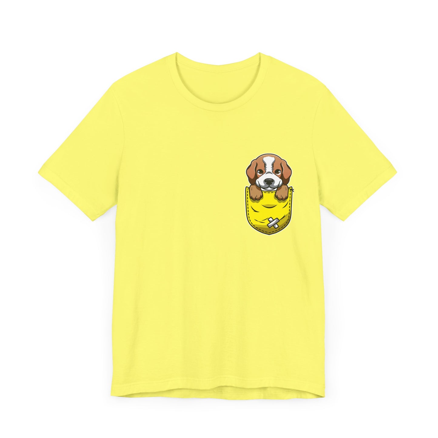 Beagle T-Shirt, Dog Graphic Tee for Teens, Unisex Tshirt Aesthetic Gifts For Her, Cute Shirt,Dog Pocket Shirt, Gift For Dog Lovers & Dog Mom