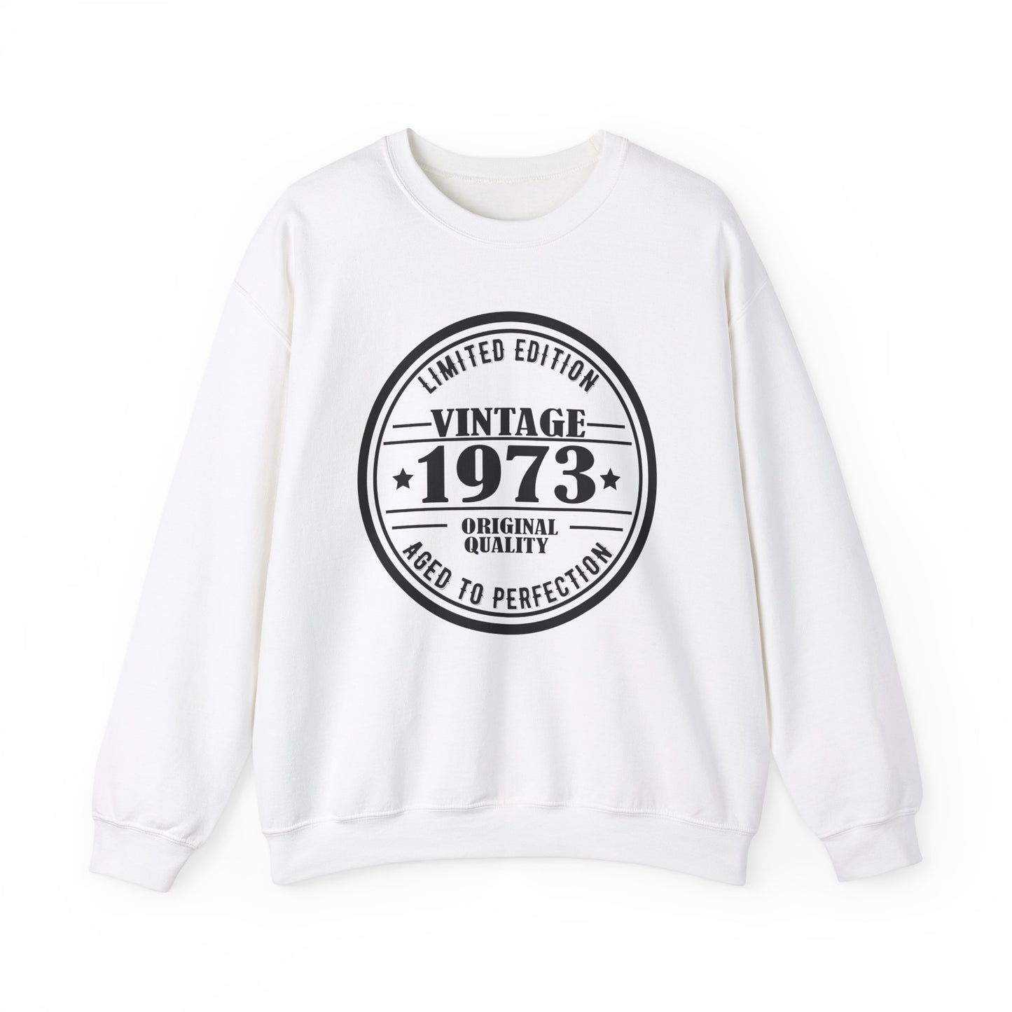 1973 Sweatshirt Vintage Graphic Pullover Sweater Birthday Gifts For Dad | Aged To Perfection