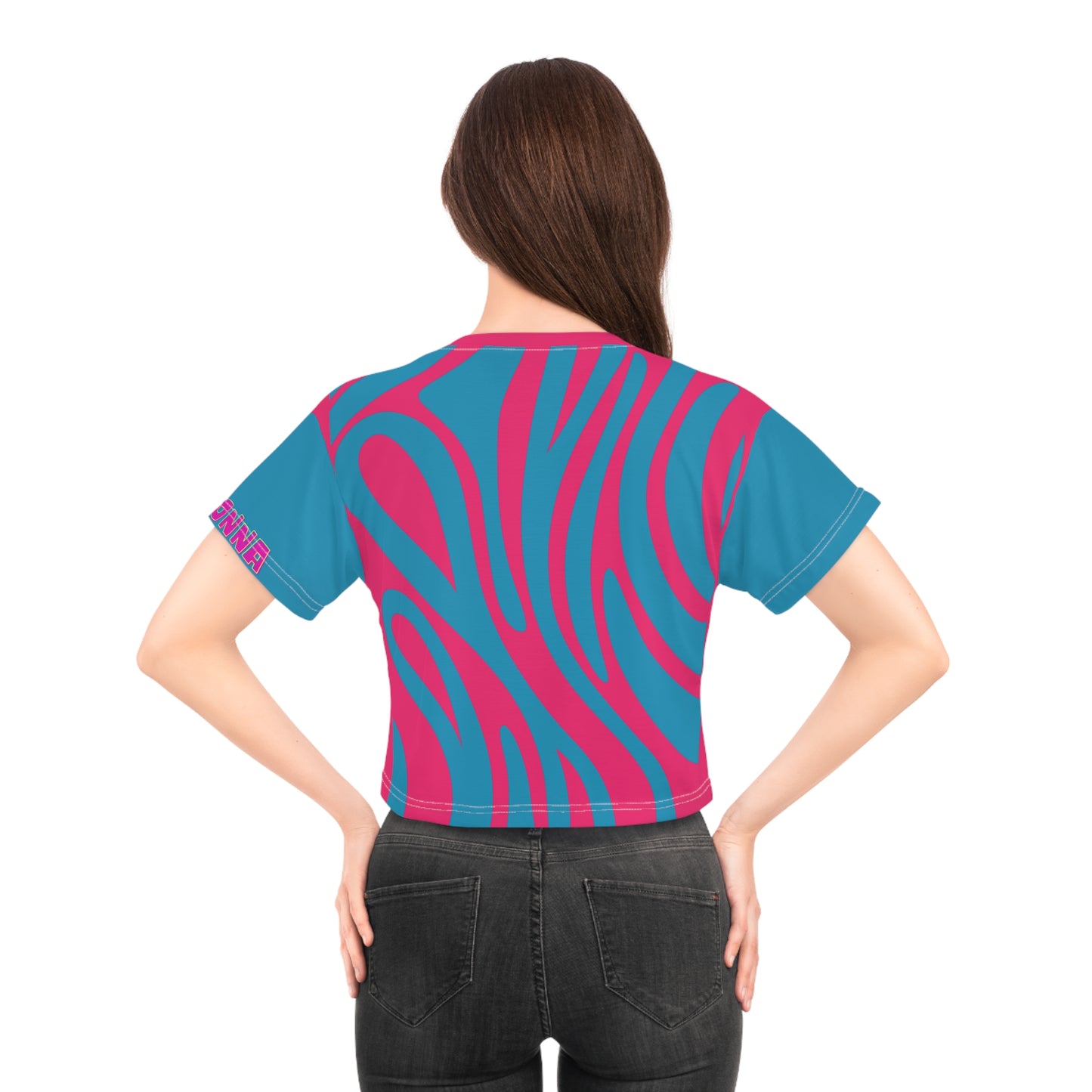 Madonna T-shirt Cute Crop Tops | Pop Art Cropped Graphic Tee | Music T Shirt Women Trendy Gift For Her | Teen Tshirt Designs All Day Concert