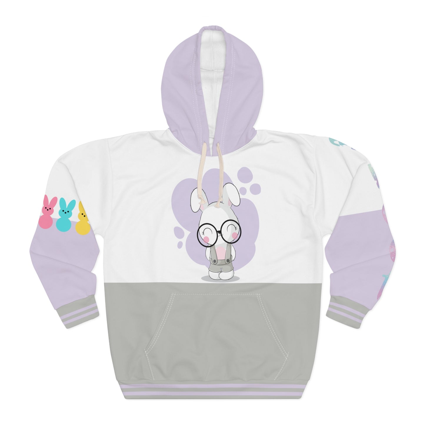 Rabbit Hoodie, Unisex Pullover Hoodie, Chinese All Over Print Hoodie, Aesthetic Gift For Her, Zodiac Hooded Sweatshirt Guft For New Year