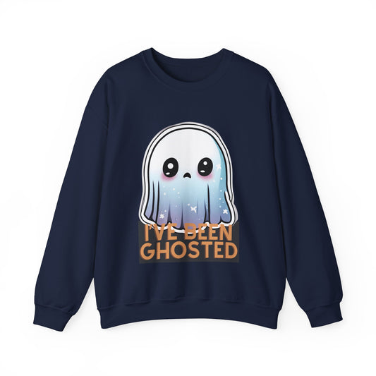 Ghost Sweatshirt Halloween Pullover Sweater | Funny Gifts For Teens Scary Gift For Her| I've Been Ghosted