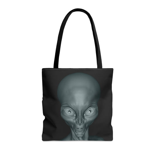 Alien Tote Bag, Out Of This World Tote Bag For Women,Canvas Tote Bag,Reusable Grocery Bag,Library Book Bag For School,Gift For UFO Lovers