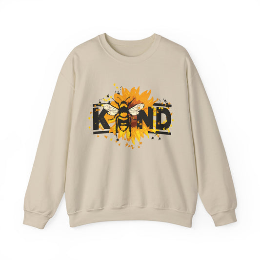 Be Kind Sweatshirt Bee Graphic Pullover Sweater Moivational Gifts For Teachers Fall Outfit