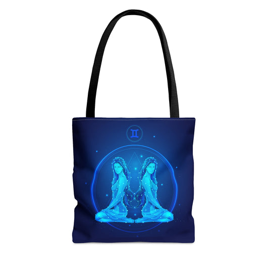 Zodiac Tote Bag,Gemini Tote Bag For Women,Canvas Tote Bag Aesthetic,Reusable Grocery Bag,Library Book Bag For School,Celestial Tote Bag