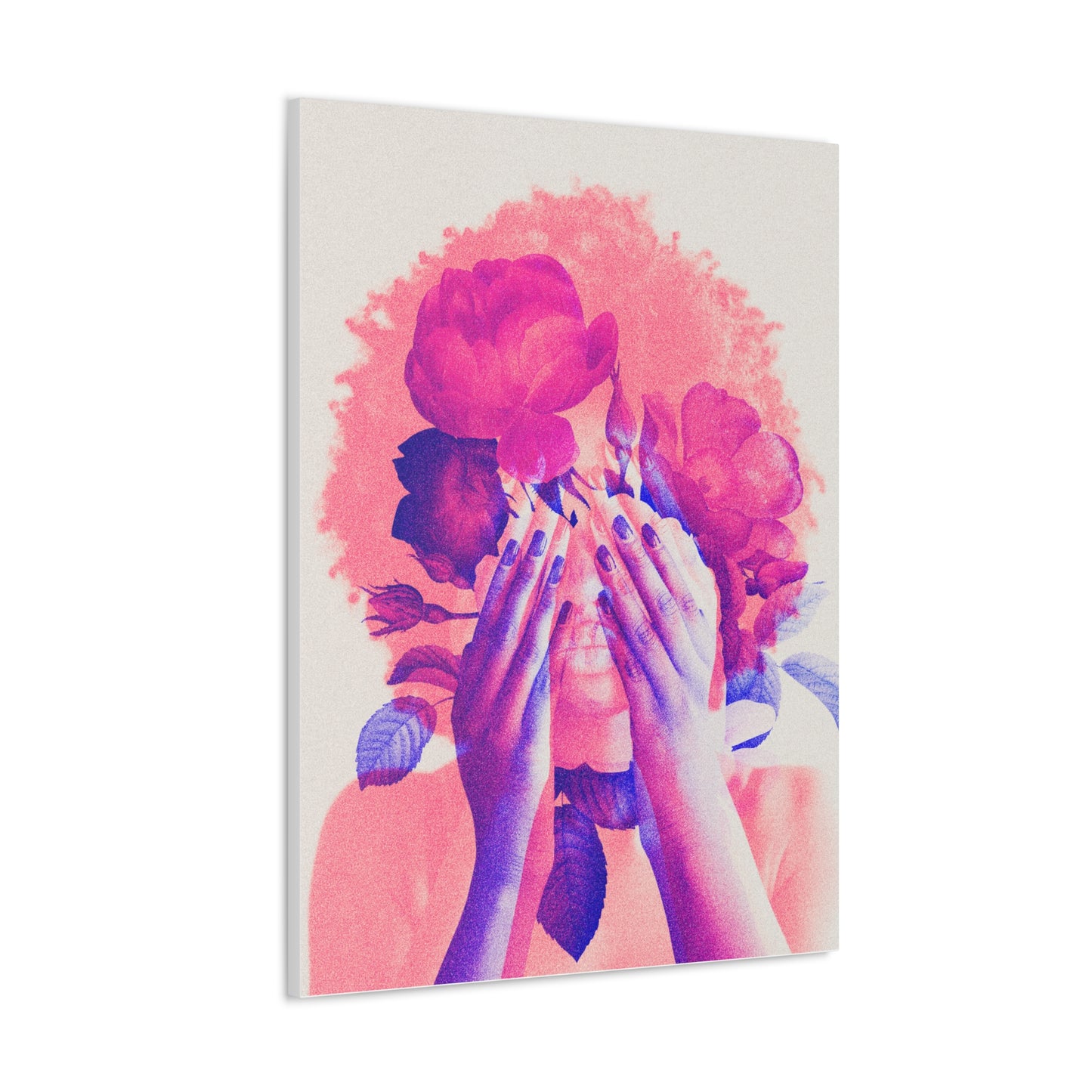 Watercolor Art Canvas Gallery Wrap 30x40 Wall Art Woman Portrait