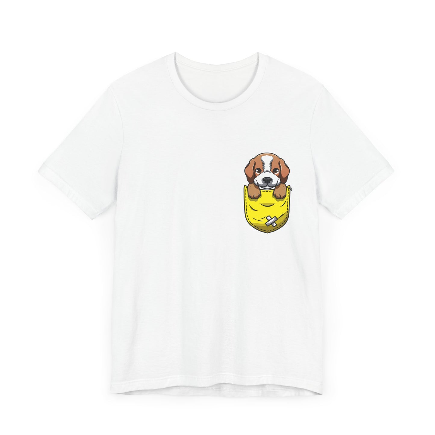 Beagle T-Shirt, Dog Graphic Tee for Teens, Unisex Tshirt Aesthetic Gifts For Her, Cute Shirt,Dog Pocket Shirt, Gift For Dog Lovers & Dog Mom