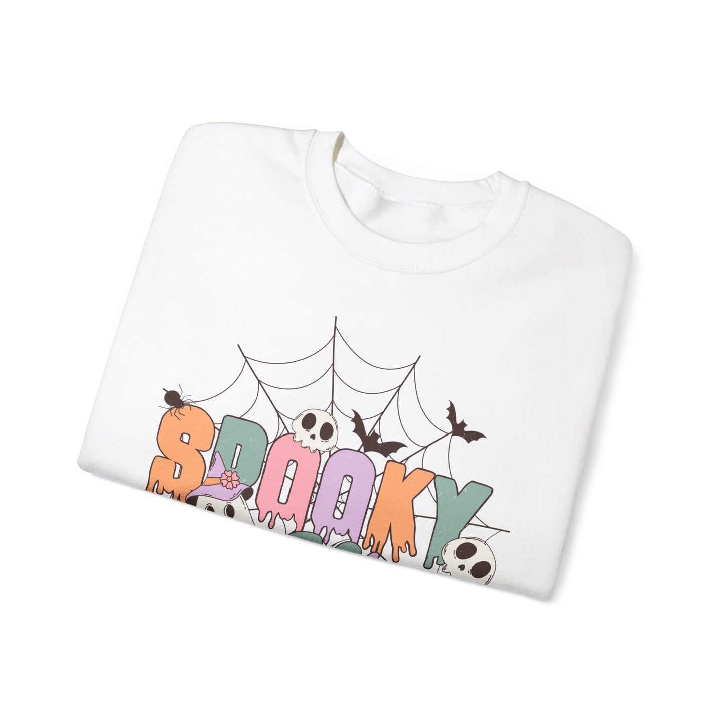 Fall Sweatshirt Halloween Graphic Pullover Sweater | Autumn Gifts For Mom Pastel Gift For Her | Spooky Vibes