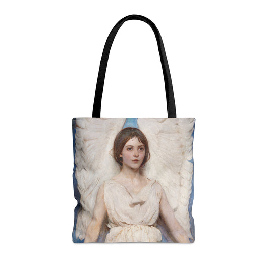 Angel Tote Bag,Art Tote Bag For Women,Canvas Tote Bag Aesthetic,Reusable Grocery Bag,Library Book Bag For School,Vintage Tote Bag