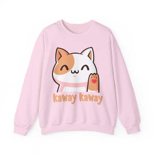 Filipino Sweatshirt Pinoy Graphic Pullover Sweater | Philippine Gifts For Cat Lovers | Tagalog - Kaway Kaway