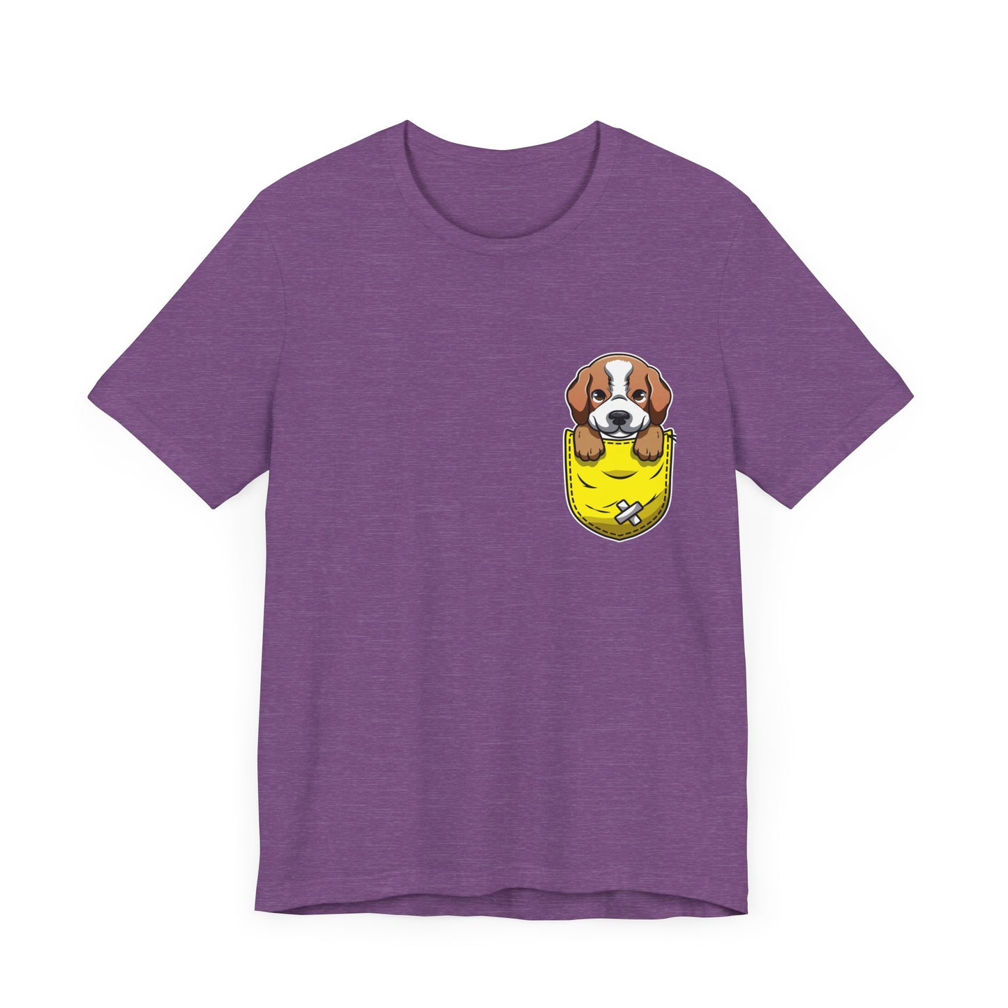 Beagle T-Shirt, Dog Graphic Tee for Teens, Unisex Tshirt Aesthetic Gifts For Her, Cute Shirt,Dog Pocket Shirt, Gift For Dog Lovers & Dog Mom