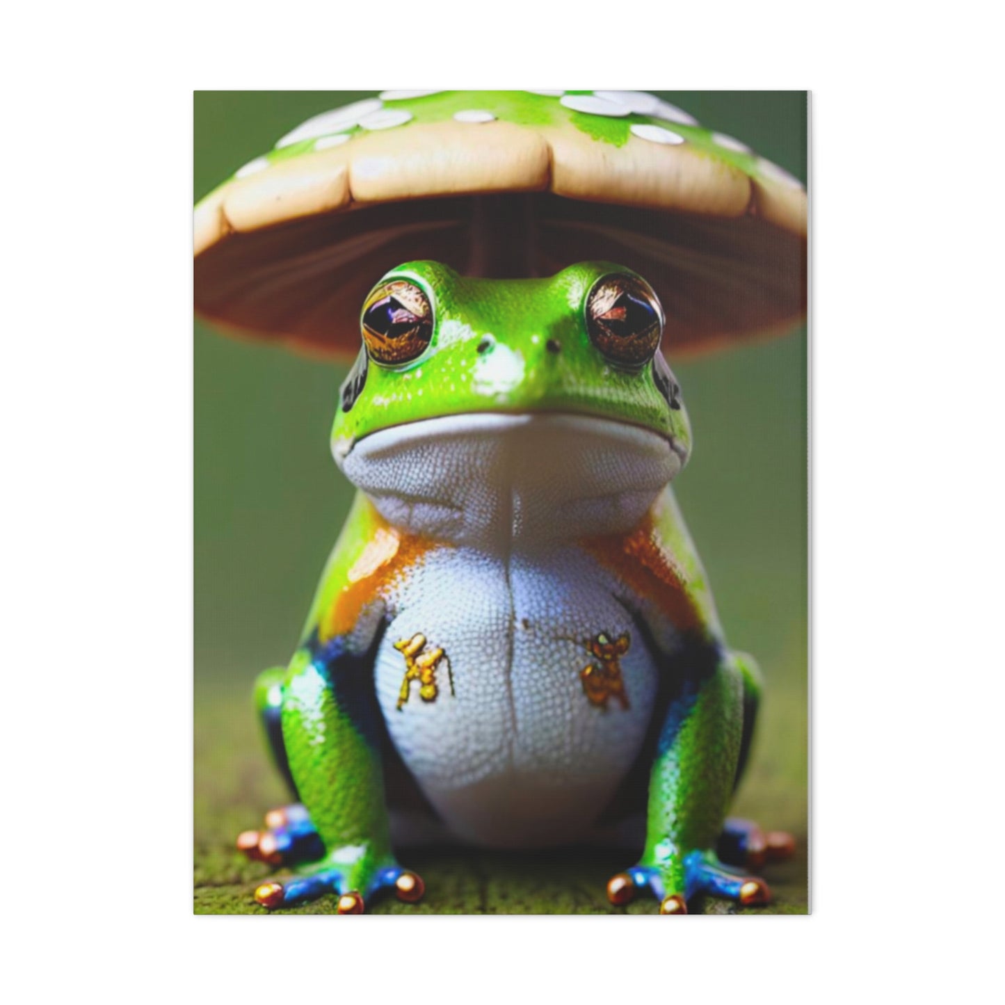Frog Art Canvas Gallery Wrap 30x40 Wall Art Animal Print