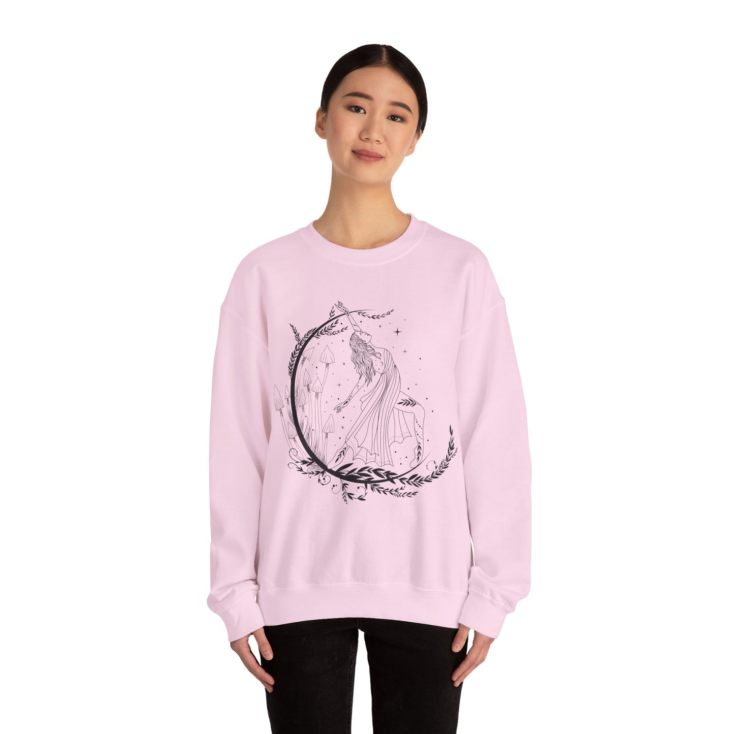 Boho Sweatshirt Moon Graphic Pullover Sweater | Feminist Gifts For Women | Feminism Protest Empowerment Outfit