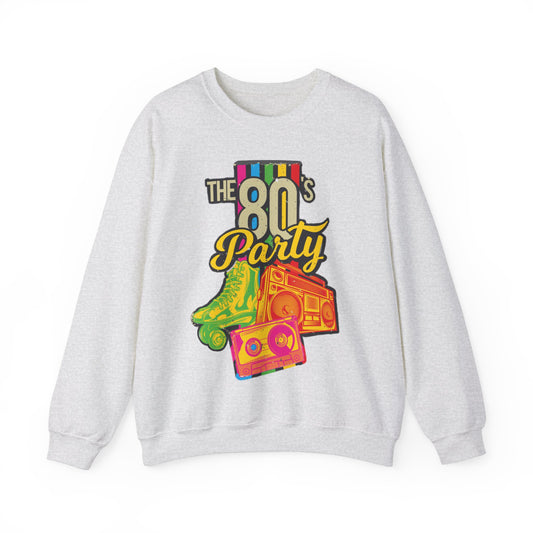 80s Sweatshirt Roller Blades Graphic Pullover Sweater Retro Gifts For Brothers Party Outfit