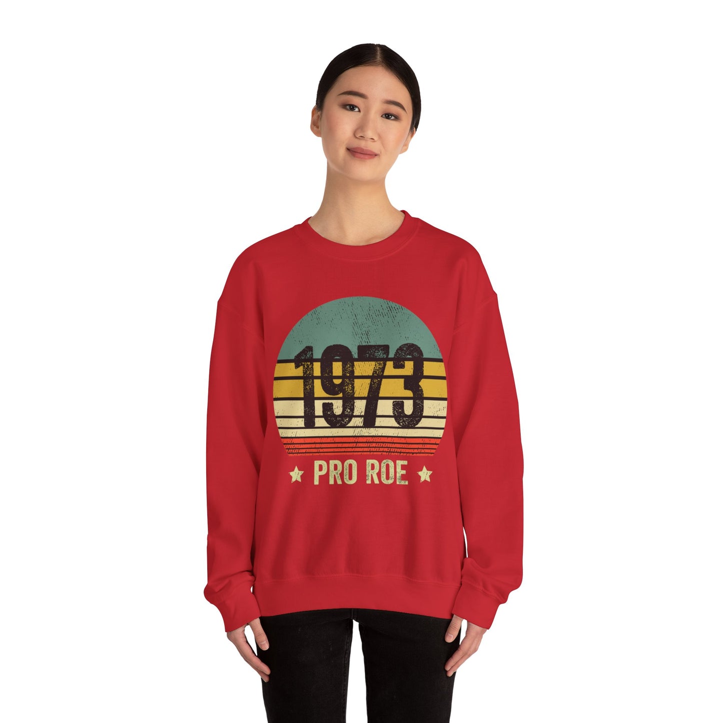 1973 Sweatshirt Retro Graphic Pullover Sweater | Feminist Gifts For Mom | Feminism Protest Outfit Pro Roe
