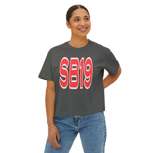 SB19 Graphic Tee, Boxy Croptop, Pinoy Pop Shirt, Casual Crop Top, Filipino Gift for Her, Comfort Colors Tshirt,