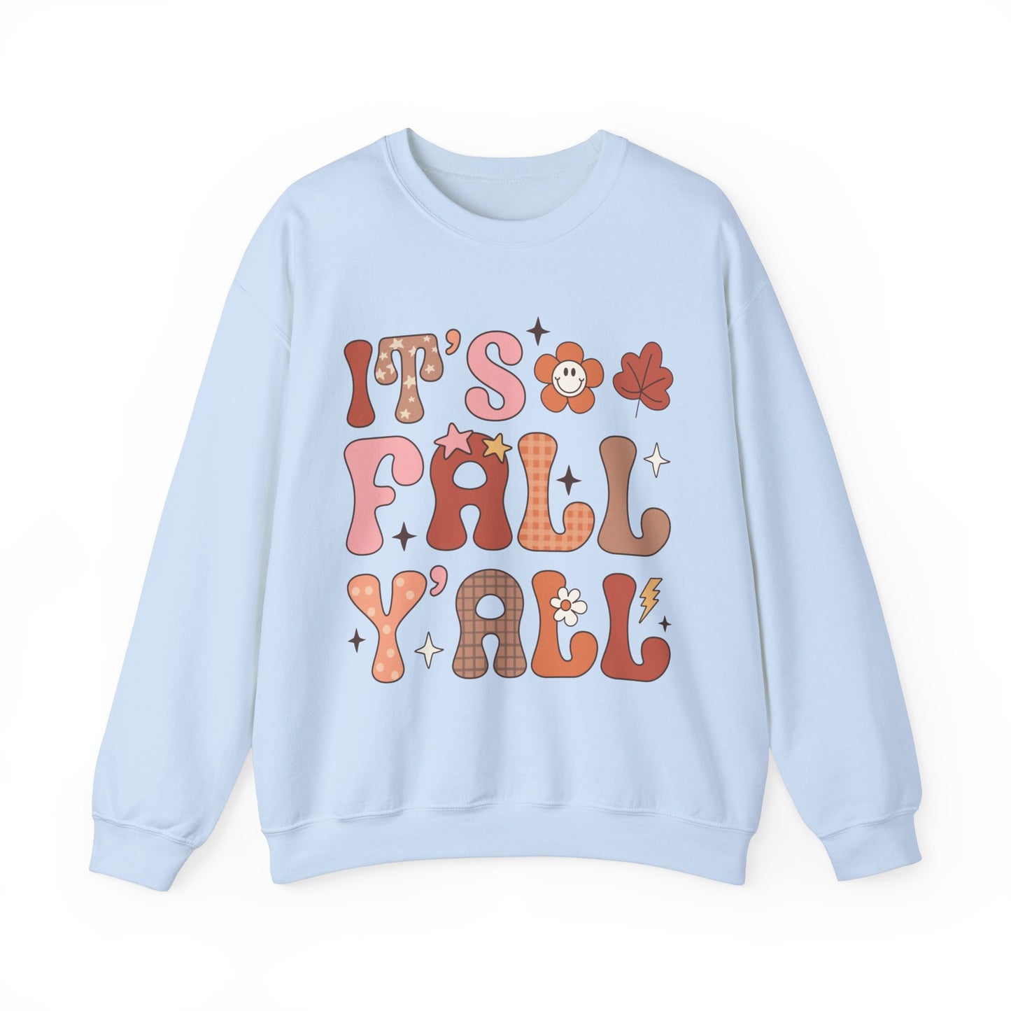 Fall Sweatshirt Halloween Graphic Pullover Sweater | Autumn Gifts For Mom Pumpkin Gift For Her | It's Fall Y'all