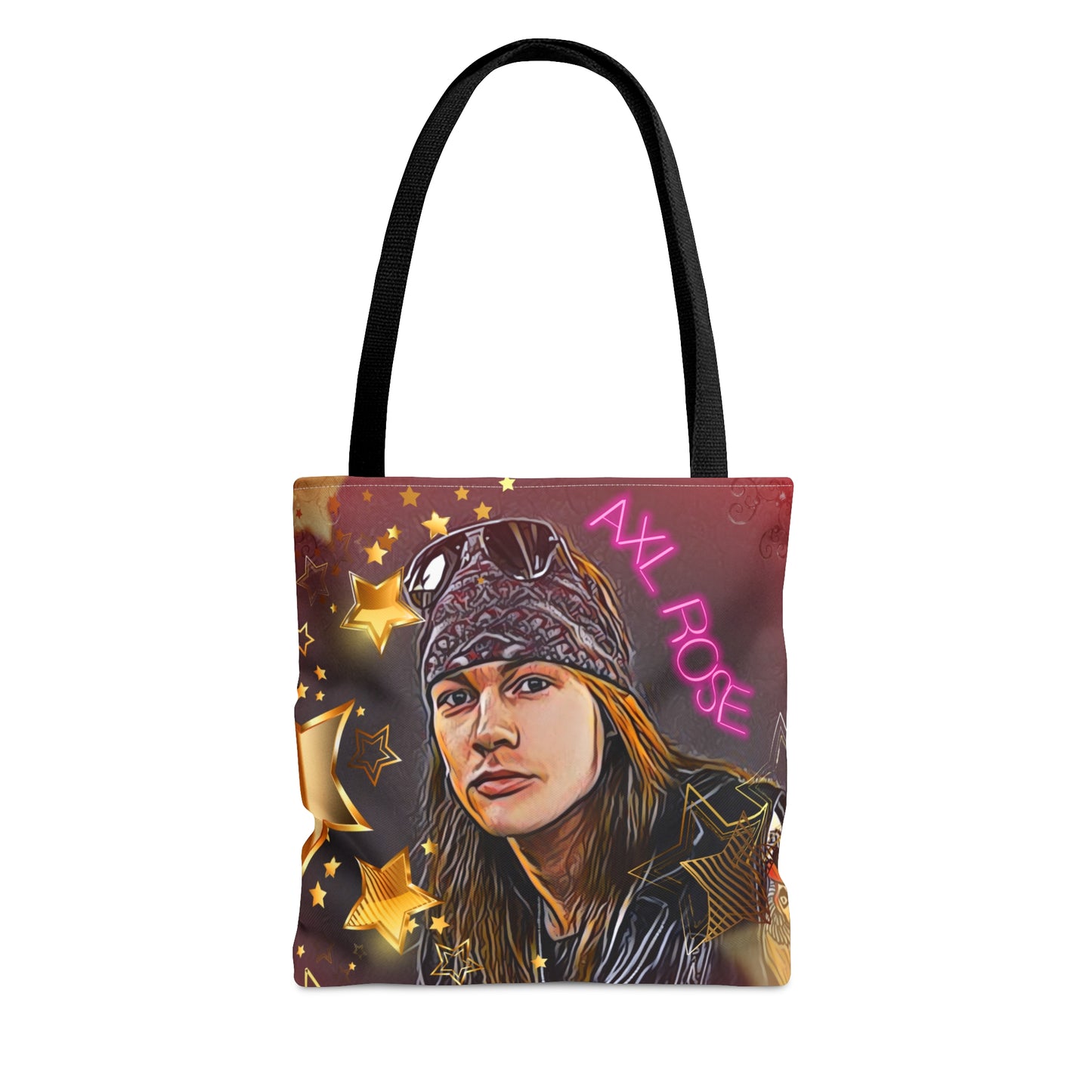 80s Rock Band MaroonTote Bag - Celestial Design For Women