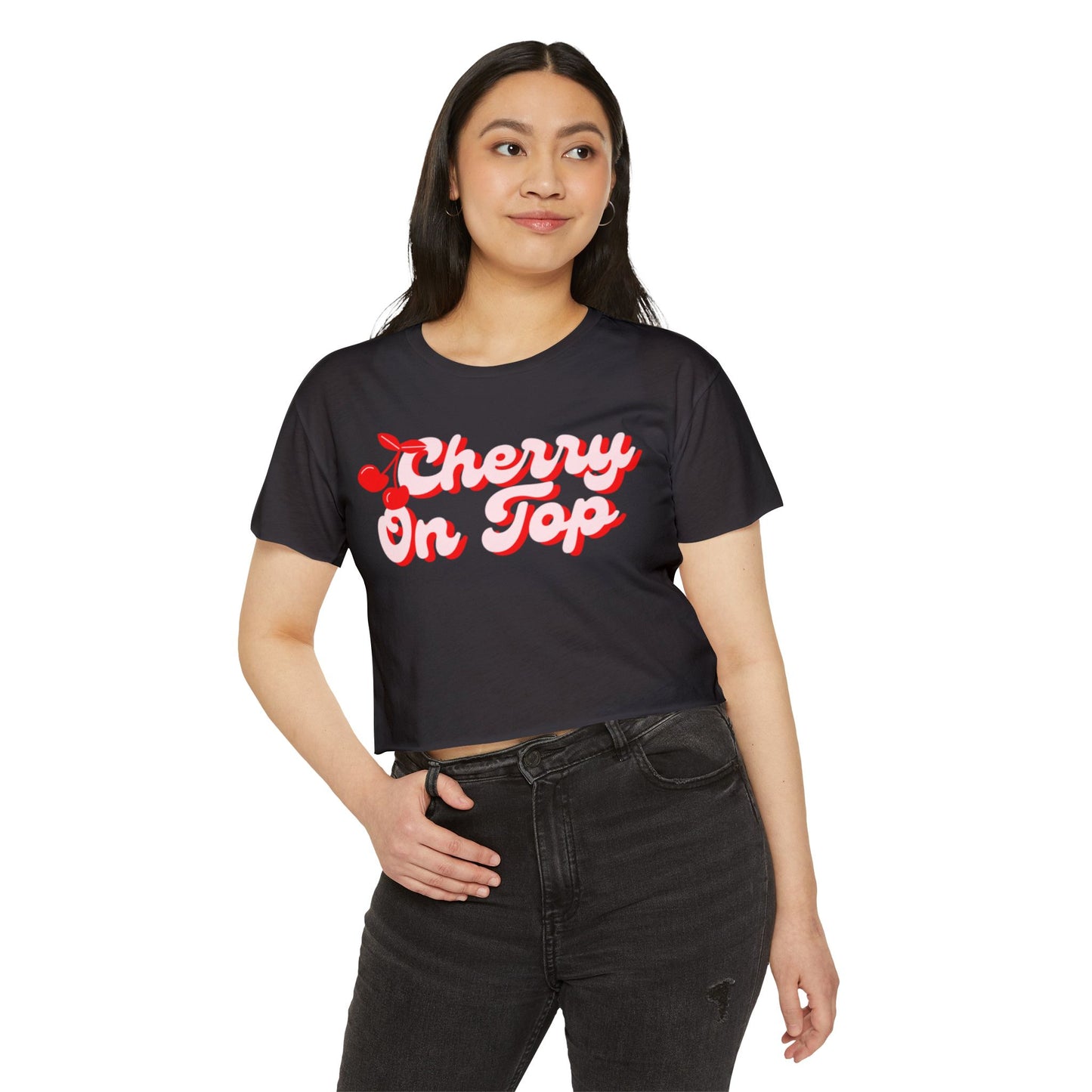 P-Pop Bini Cherry Crop Top, Filipino Gifts For Teens, Concert Outfit, Pinoy Pop Concert T-Shirt Croptop TShirt Merch